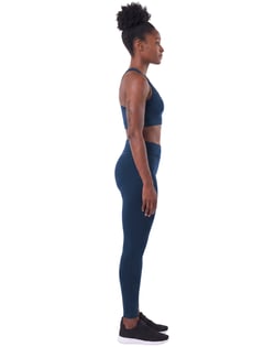 Conjunto Fitness Feminino Azul Marinho 02