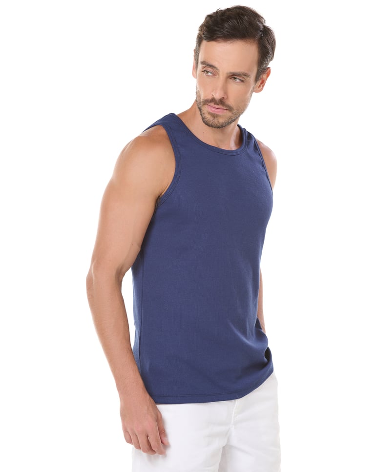 Kit 5 Regatas Masculinas Canelada em Ribana 01