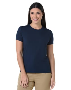 Camiseta Tech Modal Feminina Azul Marinho