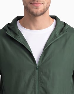 Jaqueta Corta Vento Masculina Verde Militar