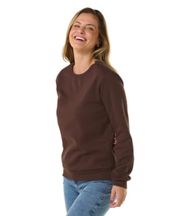 Conjunto Moletom Feminino Blusão Marrom 03
