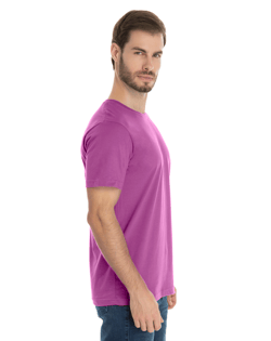 Camiseta de Algodão Premium Roxa