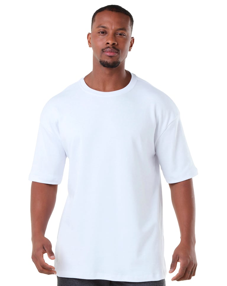 Camiseta Oversized Masculina Branca