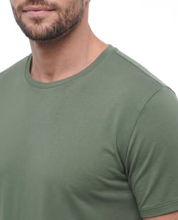 Camiseta Tech Modal Masculina Verde Oliva