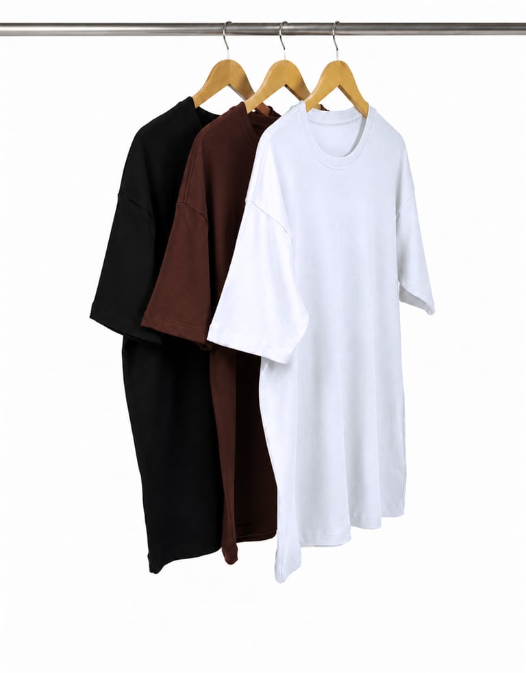 Kit 3 Camisetas Masculinas Oversized 12