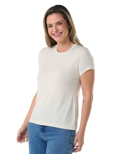 Camiseta Tech Modal Feminina Off White
