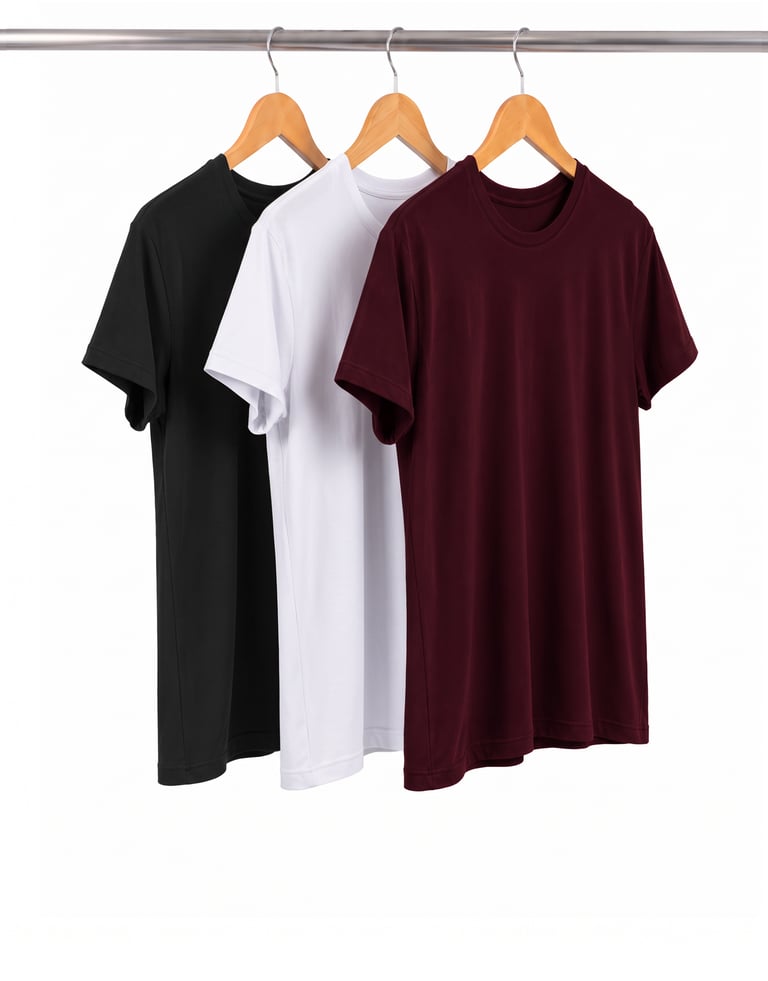 Kit 3 Camisetas Tech Modal Femininas