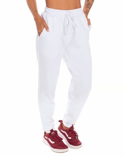 Conjunto Moletom Feminino Blusão Branco 08