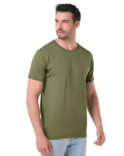 Camiseta Tech Modal Masculina Caqui