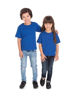Kit 3 Camisetas Infantil de Algodão Penteado 04
