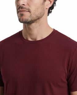 Camiseta Tech Modal Masculina Bordô