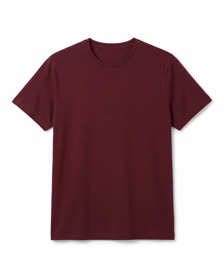 Camiseta Tech Modal Masculina Bordô