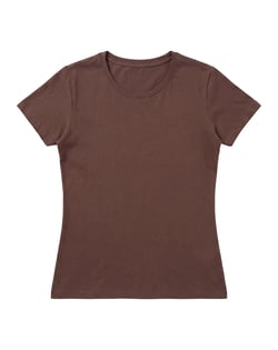 Baby Look de Algodão Premium Marrom