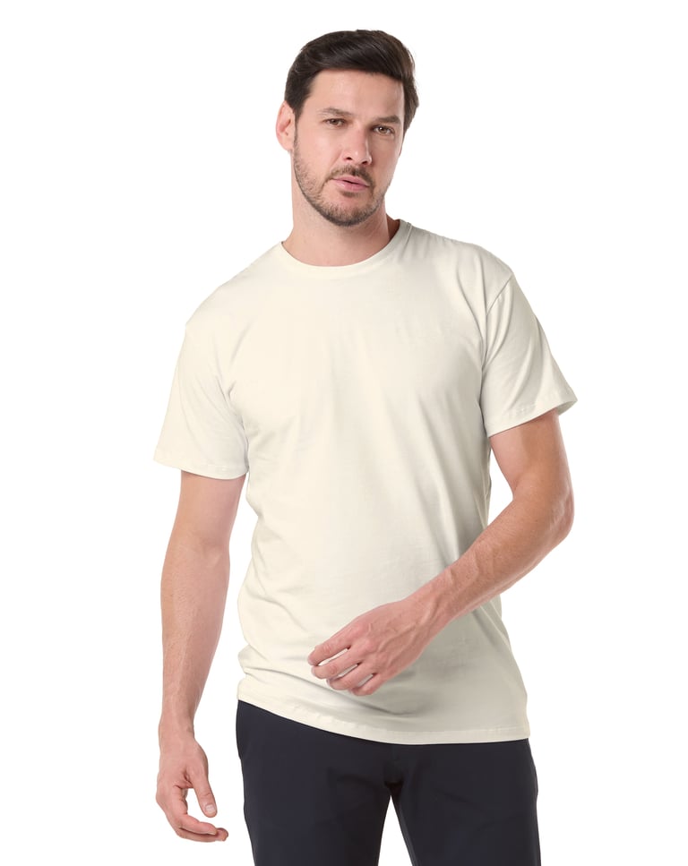 Camiseta de Algodão Egípcio Off White