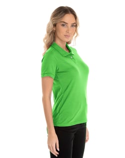 Camisa Polo Piquet Feminina Verde Limão