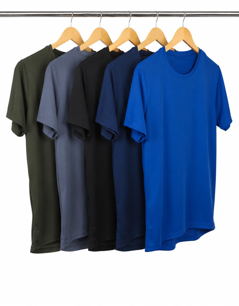 Kit 5 Camisetas Masculinas Dry Fit Proteção UV 30+ 17