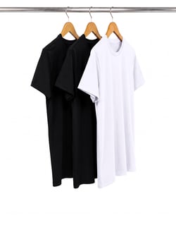 Kit 3 Camisetas de Algodão Egípcio Masculinas