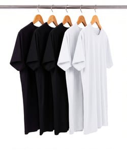 Kit 5 Camisetas Masculinas de Algodão Premium