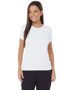 Camiseta Tech Modal Feminina Branca