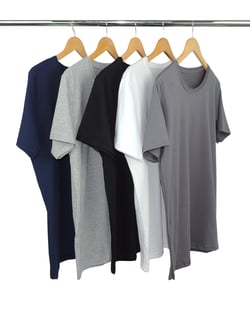 Kit 5 Camisetas Masculinas de Algodão Premium 12