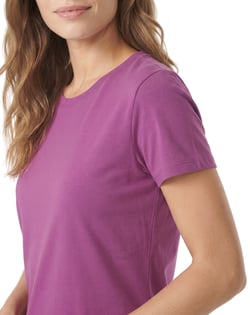 Baby Look de Algodão Premium Roxa
