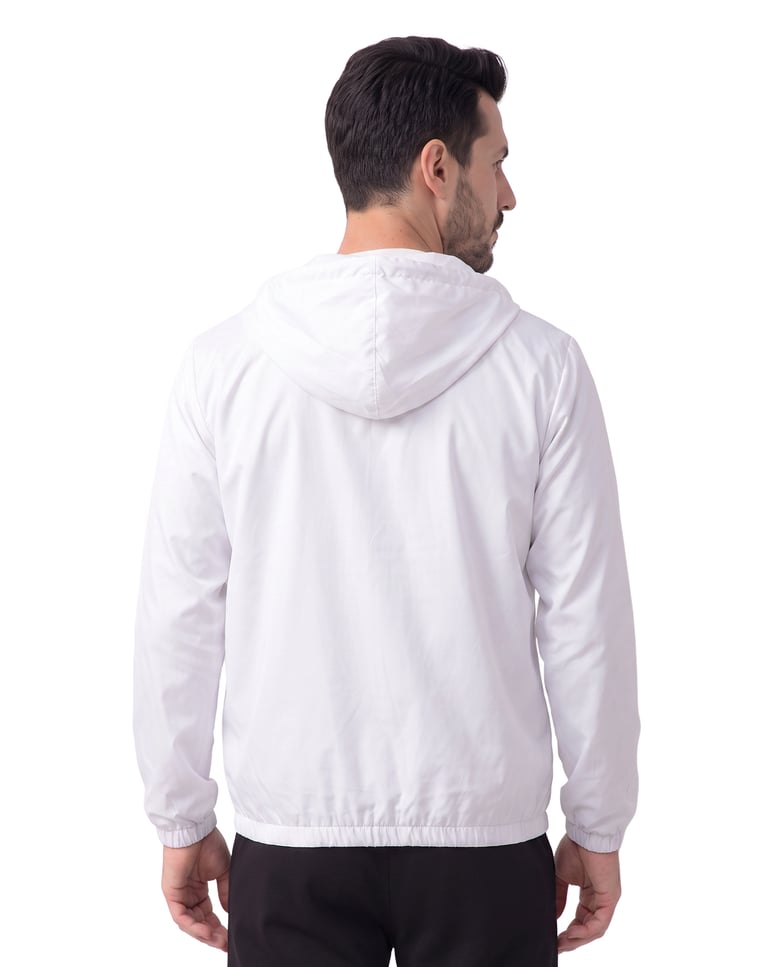 Jaqueta Corta Vento Masculina Branca