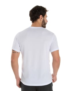 Camiseta Dry Fit Branca Proteção UV 30+