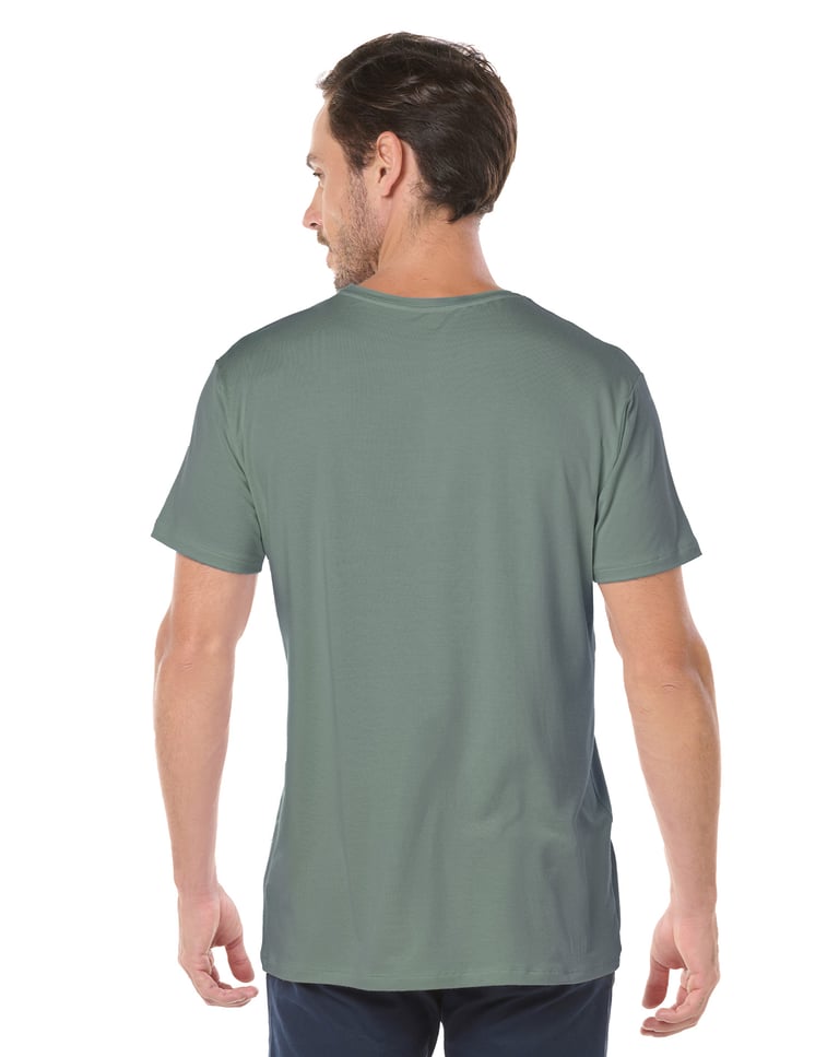 Camiseta Tech Modal Masculina Verde Oliva