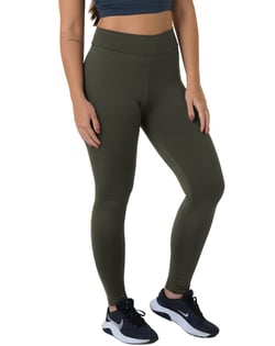 Calça Legging Fitness Feminina Verde Fóssil