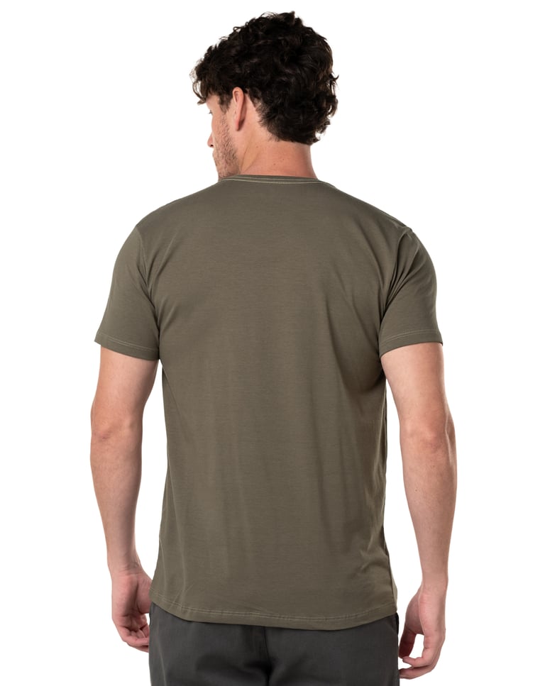 Camiseta de Algodão Egípcio Cinza Mineral