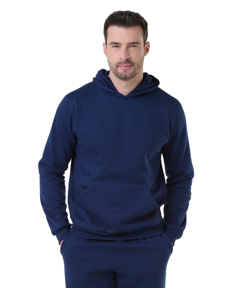 Kit 3 Moletons Canguru com Capuz Azul Marinho