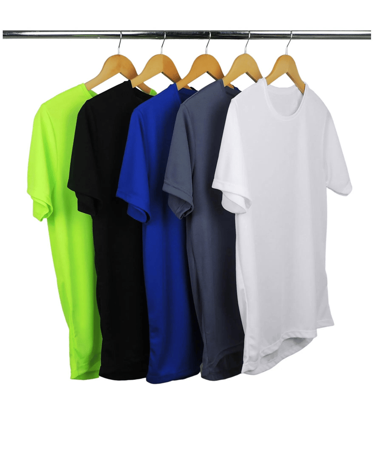Kit 5 Camisetas Masculinas Dry Fit Proteção UV 30+ 11