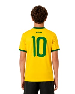 Camiseta Juvenil do Brasil Copa 2026 Dry Fit