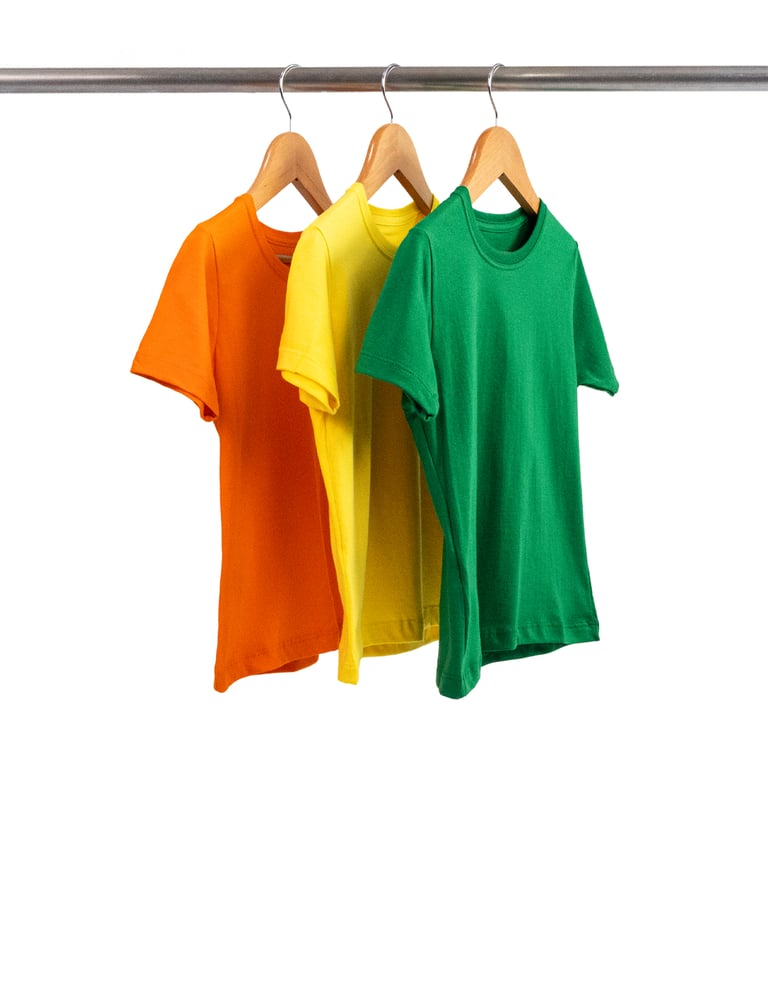 Kit 3 Camisetas Infantil de Algodão Penteado 06