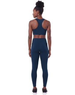 Conjunto Fitness Feminino Azul Marinho 02