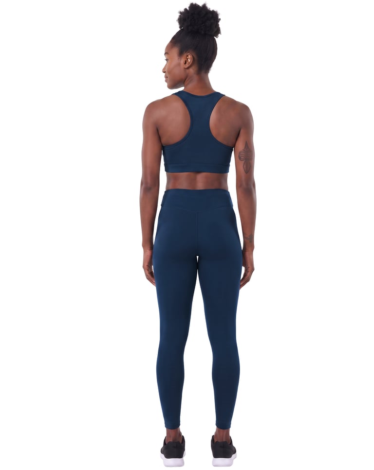 Conjunto Fitness Feminino Azul Marinho 02
