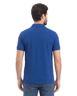 Camisa Polo Piquet Masculina Azul Royal