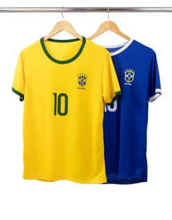 Kit 2 Camisetas Masculinas Brasil Copa 2026 Dry Fit