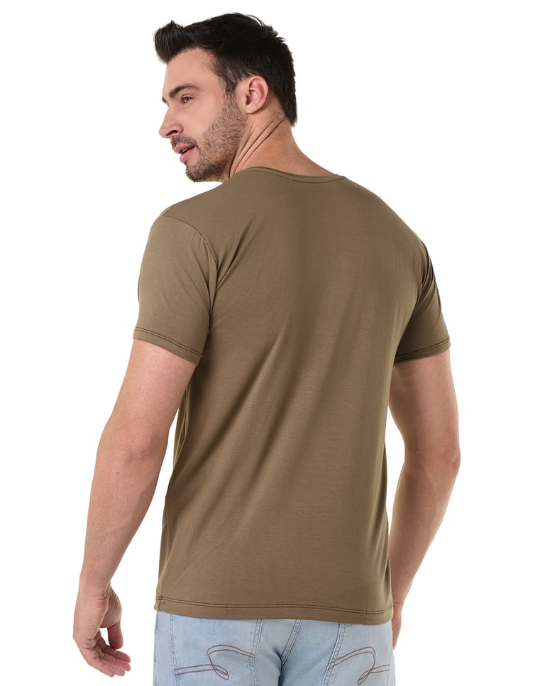 Camiseta Tech Modal Masculina Madeira