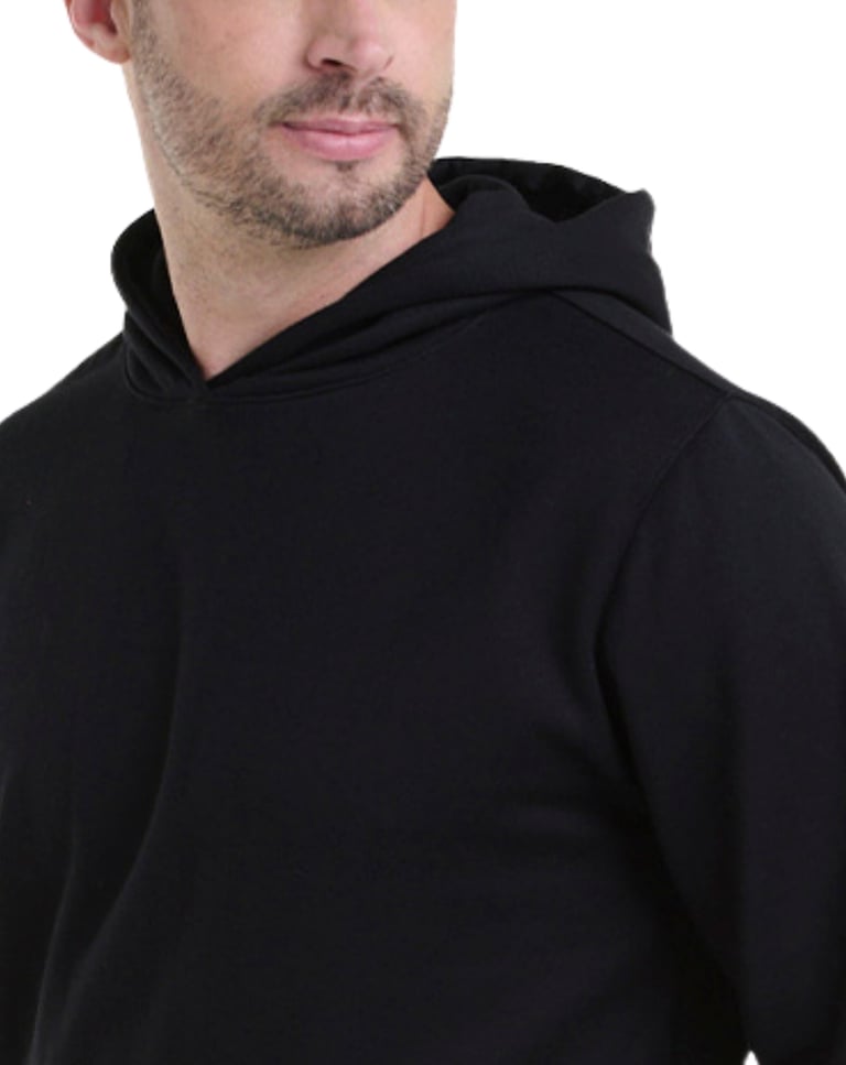 Moletom Canguru com Capuz Preto