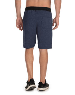 Kit 3 Bermudas de Moletom Azul Marinho Mesclada