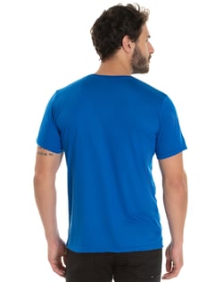 Camiseta de Poliéster/Sublimática Azul Royal