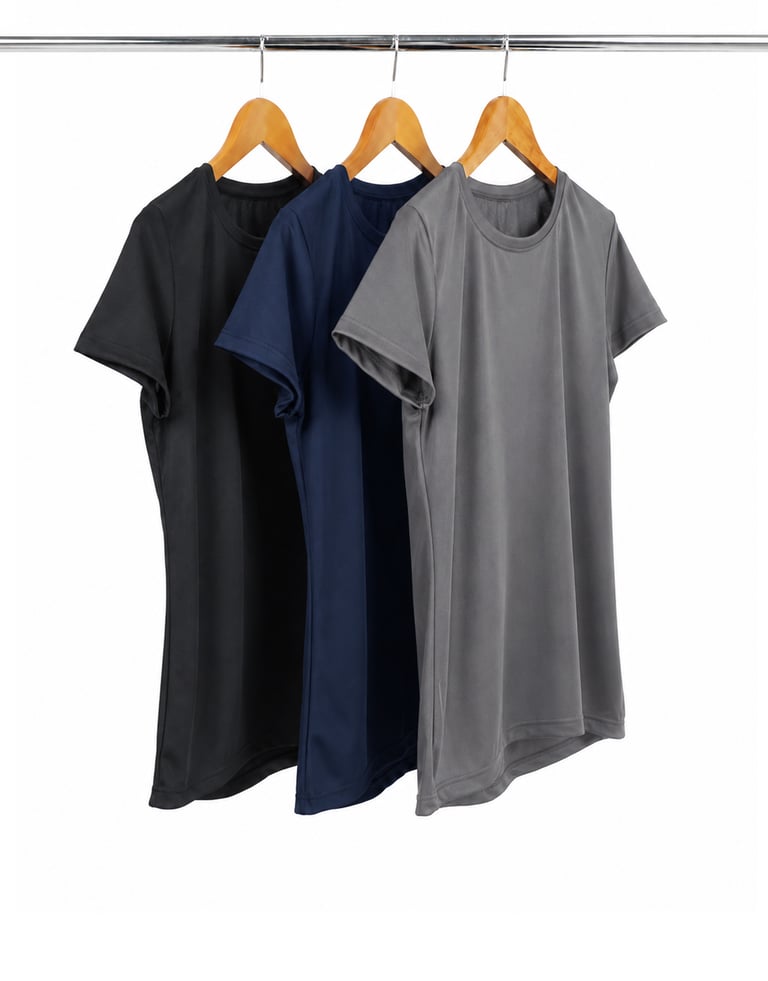 Kit 3 Camisetas Femininas Dry Fit Proteção UV 30+ 11