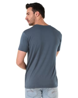 Camiseta Tech Modal Masculina Cinza Chumbo