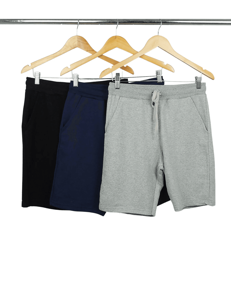 Kit 3 Bermudas de Moletom Masculinas 8
