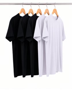 Kit 5 Camisetas Tech Modal Masculinas