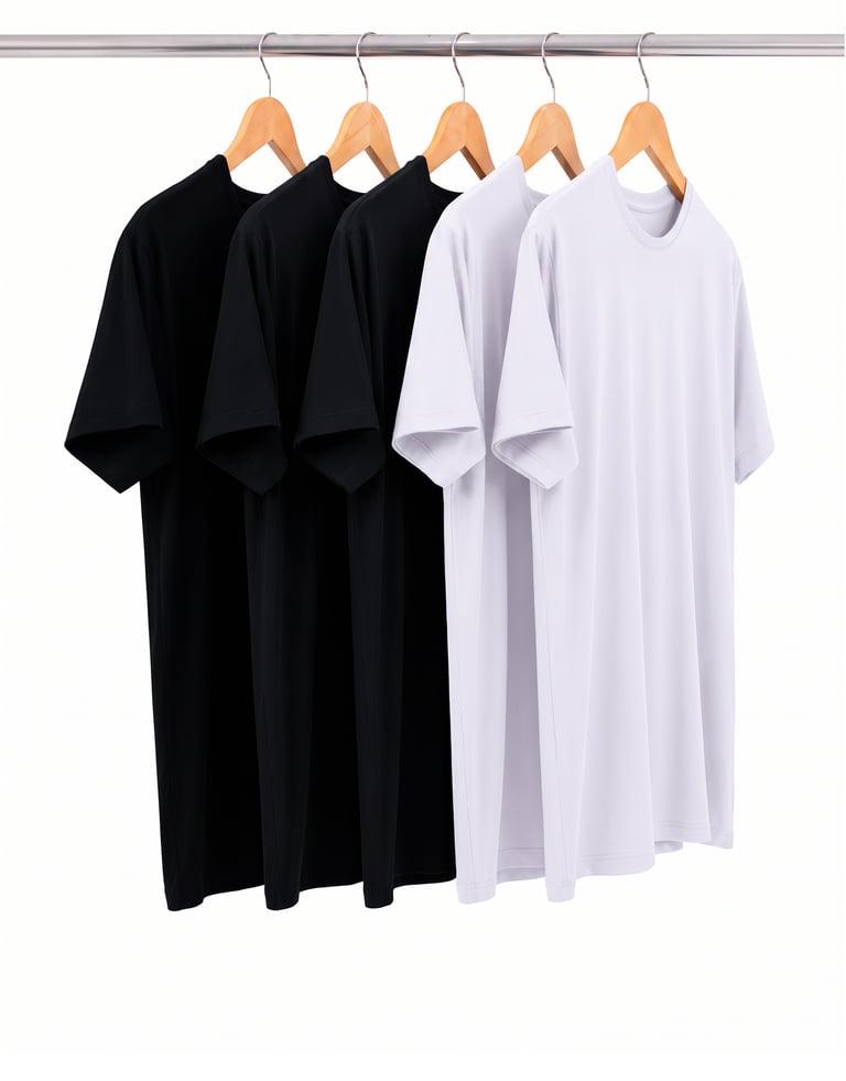 Kit 5 Camisetas Tech Modal Masculinas