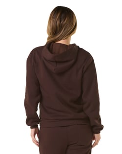 Moletom Canguru com Capuz Feminino Marrom