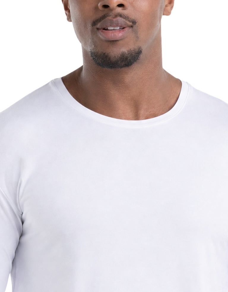 Camiseta Manga Longa Tech Modal Masculina Branca