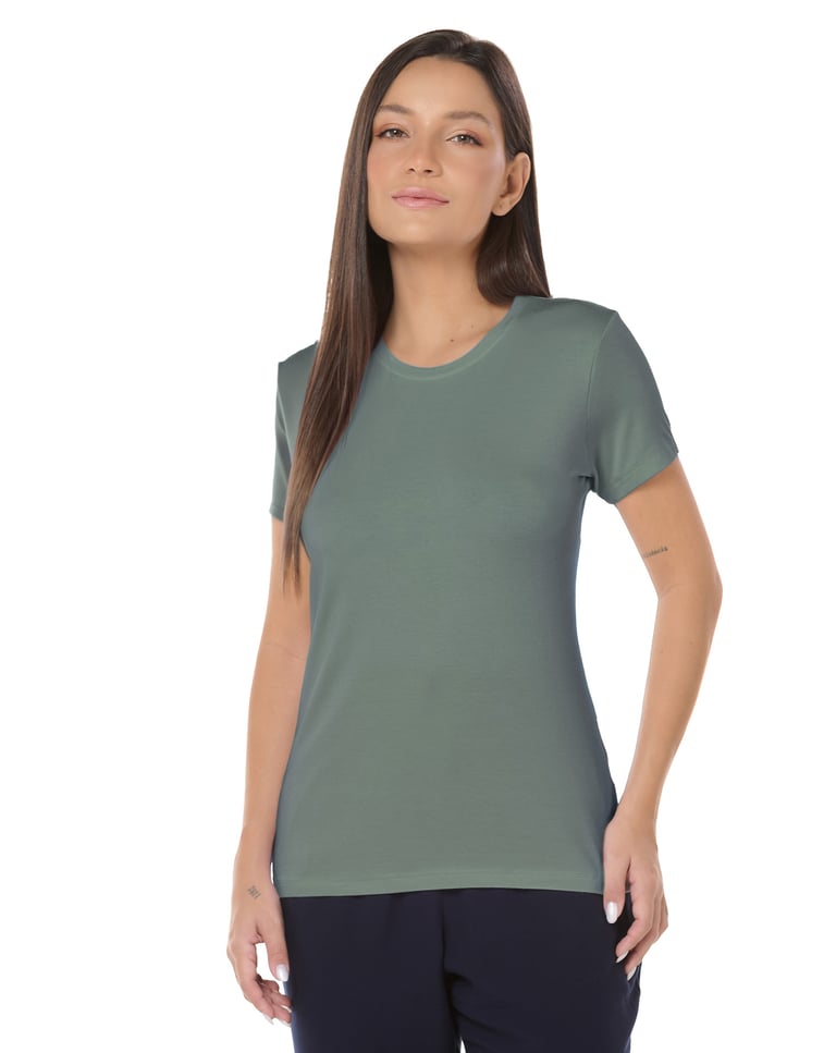 Kit 5 Camisetas Tech  Modal Femininas 05